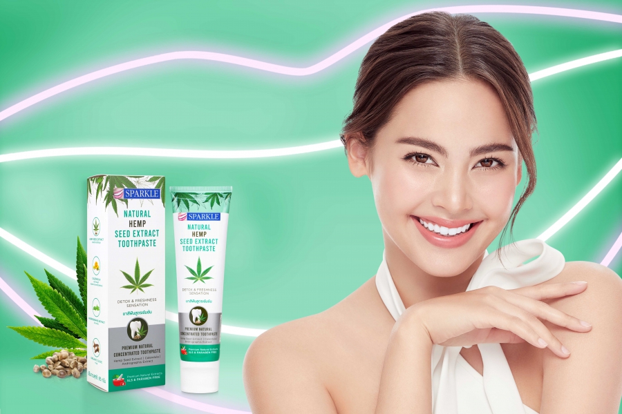 “คิวรอน” เปิดตัว “ยาสีฟันสปาร์คเคิล สูตรสารสกัดเมล็ดกัญชง” (SPARKLE NATURAL HEMP SEED EXTRACT)