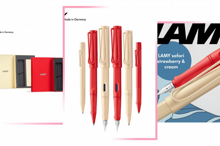 ครีเอทลายเส้นแห่งความสนุกไปกับ  LAMY safari strawberry & cream