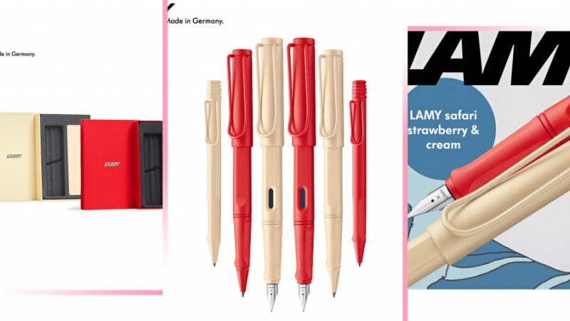 ครีเอทลายเส้นแห่งความสนุกไปกับ  LAMY safari strawberry & cream