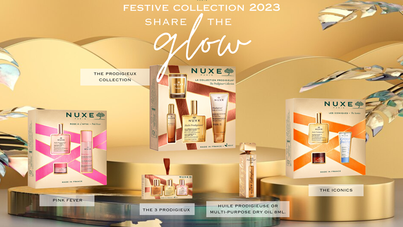 ต้อนรับเทศกาลแห่งความสุขแห่งปีกับ NUXE FESTIVE COLLECTION 2023 กับคอนเซปต์ SHARE THE GLOW ส่งต่อผิวโกลว์ เปล่งประกายให้กับคนที่คุณรัก