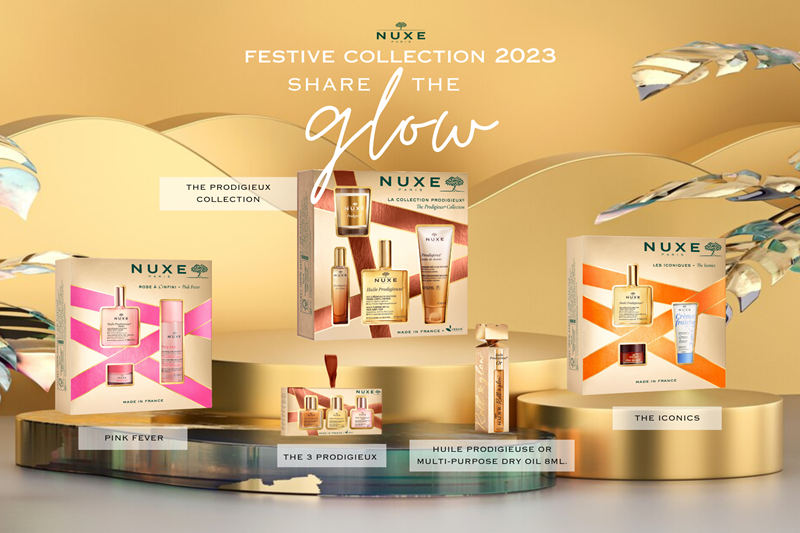 ต้อนรับเทศกาลแห่งความสุขแห่งปีกับ NUXE FESTIVE COLLECTION 2023 กับคอนเซปต์ SHARE THE GLOW ส่งต่อผิวโกลว์ เปล่งประกายให้กับคนที่คุณรัก