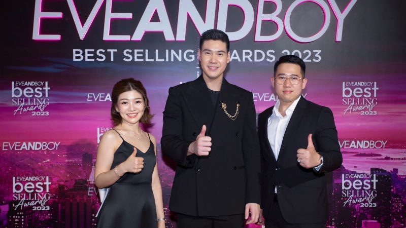 การันตีความปัง เมลินดา (MEILINDA) รับรางวัลยอดขายอันดับ 1 EVEANDBOY BEST SELLING AWARDS 2023