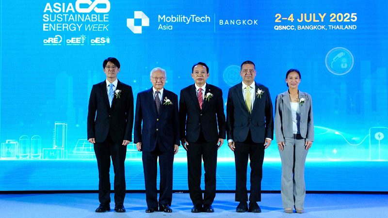 เปิดแล้ว งานมหกรรมพลังงานยั่งยืนแห่งเอเชีย “ASIA Sustainable Energy Week 2025” หนุนไทยก้าวสู่ศูนย์กลางพลังงานสะอาดของภูมิภาค