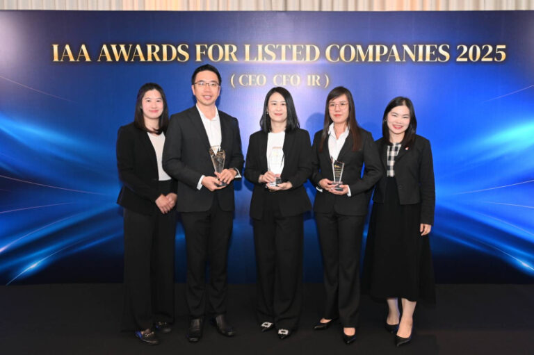 บี.กริม เพาเวอร์ คว้า 3 รางวัล จากงาน IAA Awards 2025 ตอกย้ำความเป็นผู้นำธุรกิจ สร้างความเชื่อมั่นในตลาดทุนไทย