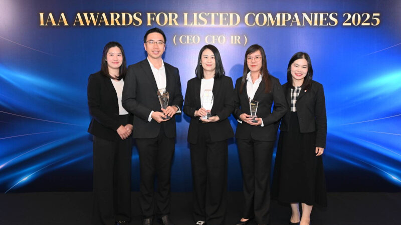บี.กริม เพาเวอร์ คว้า 3 รางวัล จากงาน IAA Awards 2025 ตอกย้ำความเป็นผู้นำธุรกิจ สร้างความเชื่อมั่นในตลาดทุนไทย