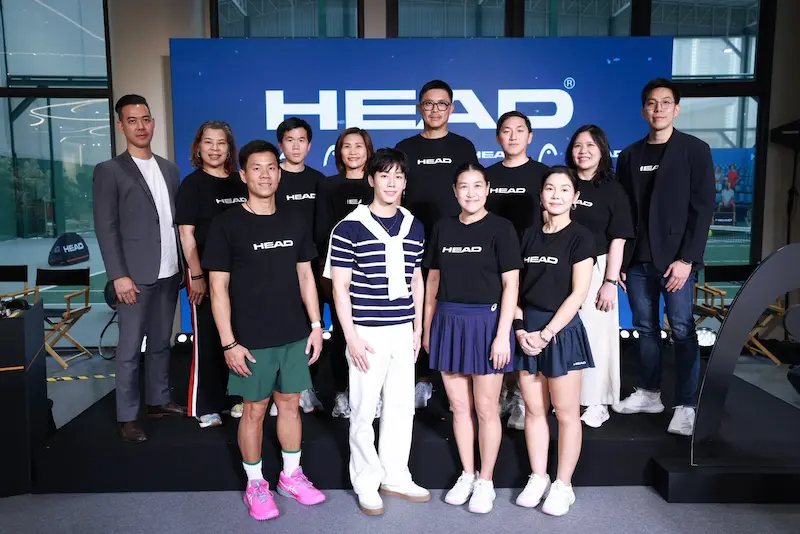 “วอร์ วนรัตน์” นำทีมนักกีฬาและอินฟลูเอนเซอร์สาย Racquet Sports ร่วมงาน HEAD Grand Brand Launch Event 2026 พร้อมเปิดตัว Brand Ambassador คนล่าสุด “แทมมี่” แทมมารีน