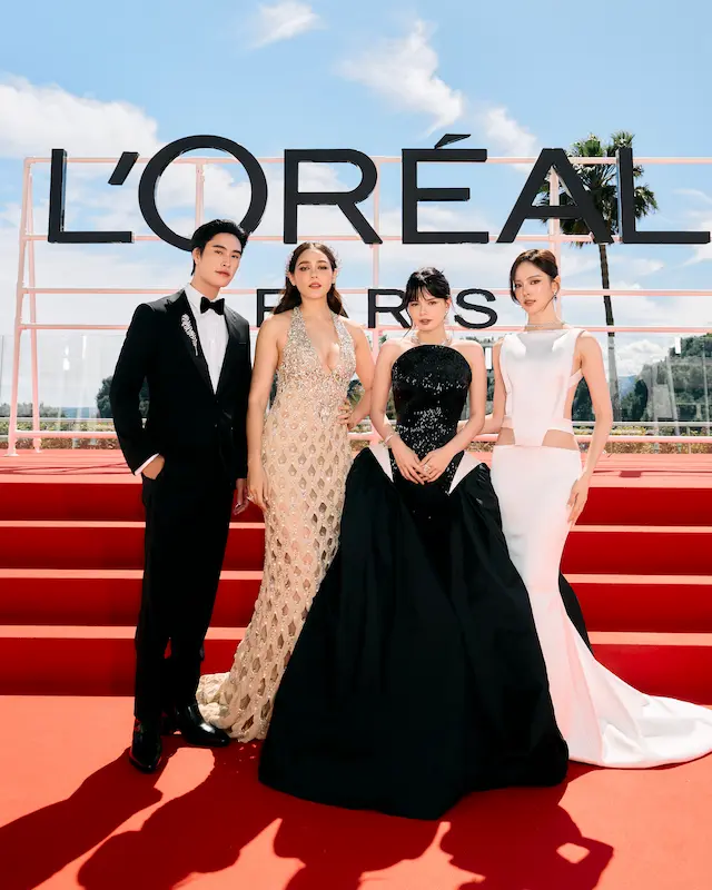 L’Oréal Paris พา 4 แอมบาสเดอร์จากประเทศไทย สร้างโมเมนต์สุดยิ่งใหญ่สะเทือนพรมแดงเมืองคานส์