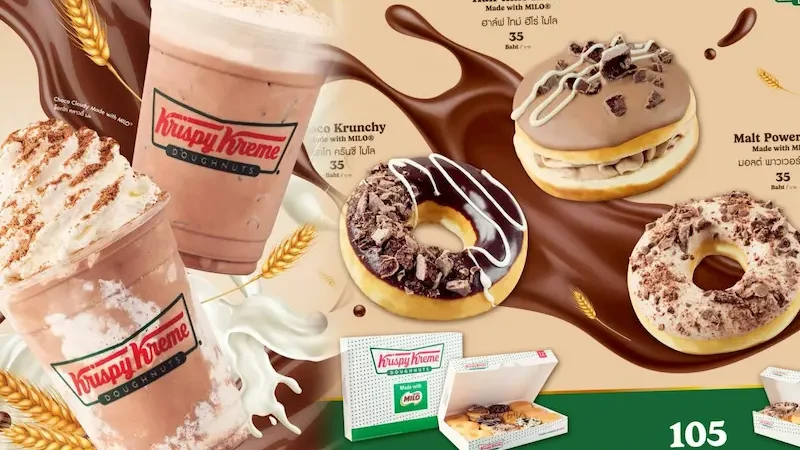 🚨 Milo Lover ห้ามเลื่อนผ่าน! Krispy Kreme x MILO จัดเต็มความอร่อย