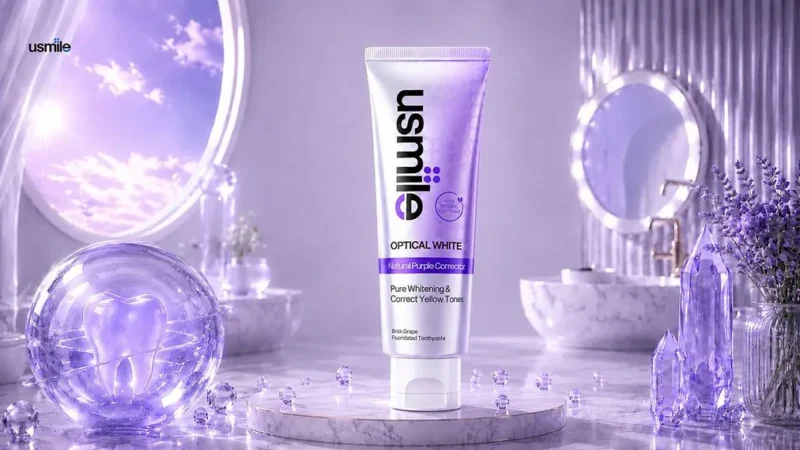 Optical White 2.0 นวัตกรรมยาสีฟันสีม่วงจาก usmile ตอบโจทย์คนยุคใหม่