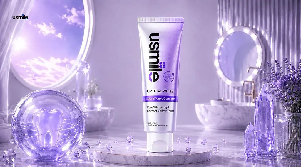 Optical White 2.0 นวัตกรรมยาสีฟันสีม่วงจาก usmile ตอบโจทย์คนยุคใหม่