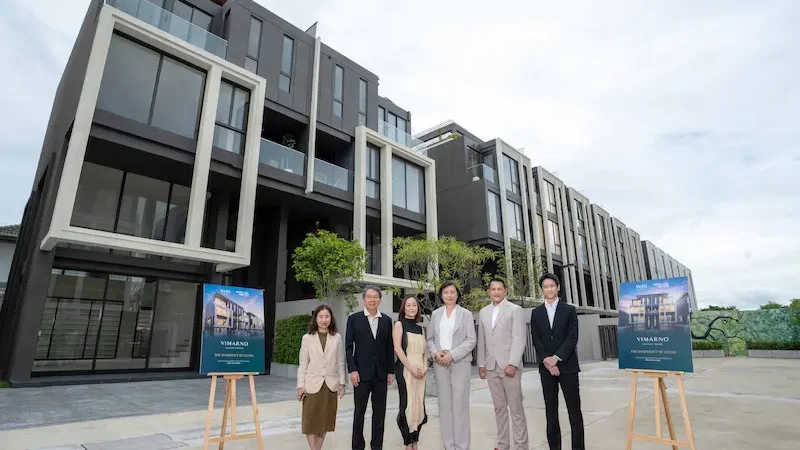 VELTI PROPERTY เปิดตัว “VIMARNO Sukhumvit-Bearing” ทาวน์โฮมหรูมูลค่าโครงการ 500 ลบ. ชูกลยุทธ์ Self-Funding ปลอดหนี้ ผสาน DNA โรงแรมหรู-นวัตกรรมรักษ์โลก ผนึก LPP เจาะตลาด Ed-Estate ย่านแบริ่ง