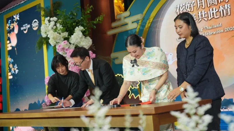 ททท. สานสัมพันธ์ไทย–จีนผ่านเทศกาลไหว้พระจันทร์ จุดกระแสเที่ยวไทยช่วง Golden Week ดึงอินฟลูเอนเซอร์ชั้นนำจีน ถ่ายทอดเสน่ห์ไทยผ่าน “Amazing Thailand Mid-Autumn Celebration 2026”