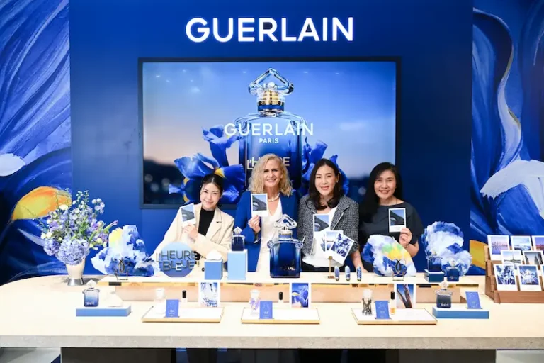 GUERLAIN เปิดตัว L’HEURE BLEUE น้ำหอมใหม่ที่กำลังถูกพูดถึงในหมู่คนรักน้ำหอมทั่วโลกถ่ายทอดเสน่ห์แห่ง “BLUE HOUR” พร้อม “มาย-ภาคภูมิ ร่มไทรทอง” Friend of Guerlain ร่วมสัมผัสกลิ่นหอมแห่งชั่วโมงสีน้ำเงิน ณ GUERLAIN POP-UP สยามพารากอน