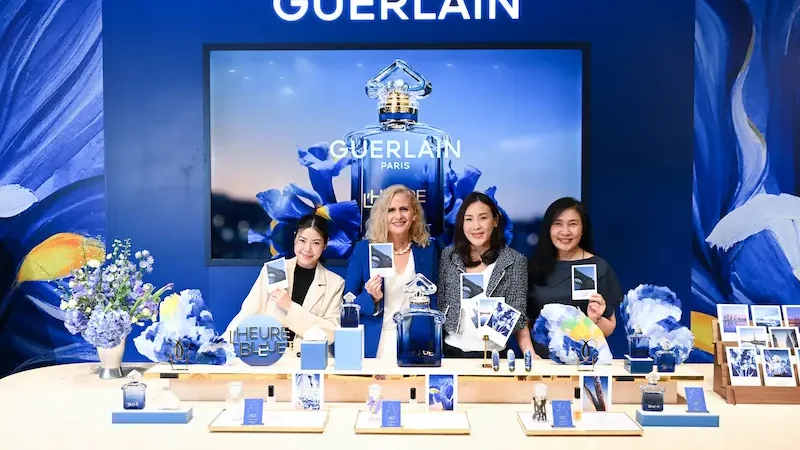 GUERLAIN เปิดตัว L’HEURE BLEUE น้ำหอมใหม่ที่กำลังถูกพูดถึงในหมู่คนรักน้ำหอมทั่วโลกถ่ายทอดเสน่ห์แห่ง “BLUE HOUR” พร้อม “มาย-ภาคภูมิ ร่มไทรทอง” Friend of Guerlain ร่วมสัมผัสกลิ่นหอมแห่งชั่วโมงสีน้ำเงิน ณ GUERLAIN POP-UP สยามพารากอน